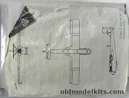 Frank Modellbau 1/72 BV 40, FM14  plastic model kit